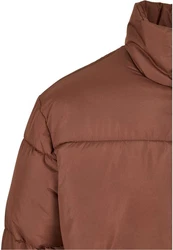 Urban Classics Herren Short Puffer Jacket (1-St) Braun/Rot