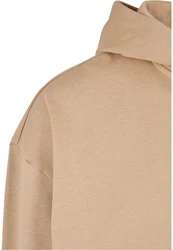 URBAN CLASSICS Kapuzensweatshirt Snap Hoody (1-tlg) Beige/Braun/Khaki