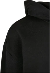 URBAN CLASSICS Kapuzensweatshirt Snap Hoody (1-tlg) Schwarz/Dunkelgrau