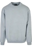 Urban Classics Rundhalspullover Heavy Terry Garment Dye Crew Blau/Grau/Hellblau