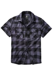 Brandit Check Shirt Schwarz/Dunkelgrau/Grau