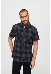 Brandit Check Shirt Schwarz/Dunkelgrau/Grau