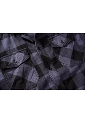 Brandit Check Shirt Schwarz/Dunkelgrau/Grau