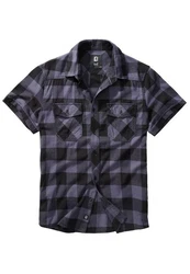 Brandit Check Shirt Schwarz/Dunkelgrau/Grau