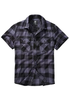 Brandit Check Shirt Schwarz/Dunkelgrau/Grau