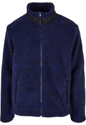 Urban Classics Jacke AOP Sherpa Jacket navy / schwarz