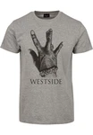 Mister Tee T-Shirt Westside Connection 2.0 Tee Hellgrau/Grau/Dunkelgrau/Braun