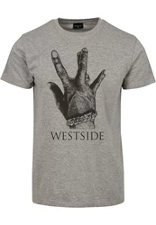 Mister Tee T-Shirt Westside Connection 2.0 Tee Hellgrau/Grau/Dunkelgrau/Braun