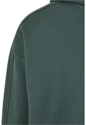 URBAN CLASSICS Kapuzensweatshirt Heavy Terry Garment Dye Hoody Dunkelgrün/Grün