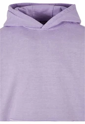 URBAN CLASSICS Kapuzensweatshirt Heavy Terry Garment Dye Hoody Lila
