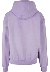 URBAN CLASSICS Kapuzensweatshirt Heavy Terry Garment Dye Hoody Lila