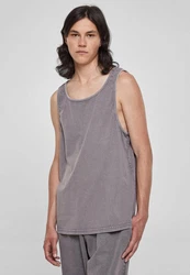 Urban Classics Heavy Oversized Acid Wash Tanktop (1-tlg) Grau/Braun/Beige
