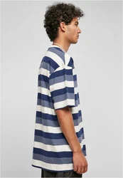 Starter Black Label Kurzarmshirt Starter Sun Stripes Oversize Tee Hellblau/Blau/Dunkelblau/Beige