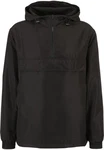 URBAN CLASSICS Anorak Recycled Basic Pull Over Jacket (1-St) Schwarz/Dunkelblau/Dunkelgrau