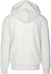 Urban Classics Sweatshirt Sherpa Hoody Weiß/Creme