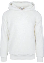 Urban Classics Sweatshirt Sherpa Hoody Weiß/Creme