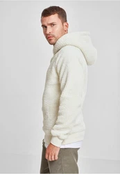 Urban Classics Sweatshirt Sherpa Hoody Weiß/Creme