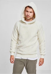 Urban Classics Sweatshirt Sherpa Hoody Weiß/Creme
