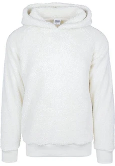Urban Classics Sweatshirt Sherpa Hoody Weiß/Creme
