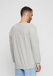 Mister Tee Kapuzenpullover Los Angeles Wording Crewneck Grau/Hellgrau/Grün