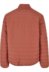 Urban Classics Jacke Anorak Light Bubble Jacket (1-St) Rot/Braun/Dunkelrot/Orange