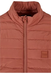 Urban Classics Jacke Anorak Light Bubble Jacket (1-St) Rot/Braun/Dunkelrot/Orange