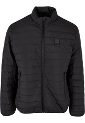 Urban Classics Jacke Anorak Light Bubble Jacket (1-St) Schwarz/Dunkelgrau/Grau