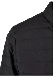 Urban Classics Jacke Anorak Light Bubble Jacket (1-St) Schwarz/Dunkelgrau/Grau