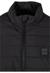 Urban Classics Jacke Anorak Light Bubble Jacket (1-St) Schwarz/Dunkelgrau/Grau