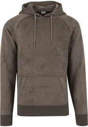 Sweatshirt Herren Imitation Suede Hoody (1-tlg)