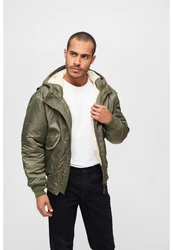 Brandit CWU Hooded Jacket Dunkelgrün/Khaki