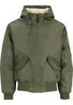 Brandit CWU Hooded Jacket Dunkelgrün/Khaki