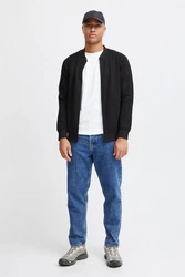 Indicode Sweatjacke IDBronte mit Reißverschluss Schwarz/Dunkelgrau