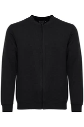Indicode Sweatjacke IDBronte mit Reißverschluss Schwarz/Dunkelgrau