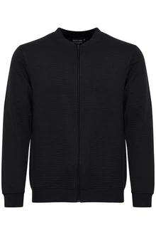 Indicode Sweatjacke IDBronte mit Reißverschluss Schwarz/Dunkelgrau
