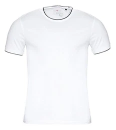 T-Shirt T-Shirt - Casual Fit - Rundhals - Einfarbig - Wei (1-tlg) Quick-Dry