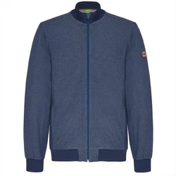 TAO Sweatjacke Freizeitjacke FRNKY Dunkelblau/Hellblau/Blau
