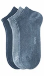 Camano Sportsocken CA-Soft Sneaker 3-Pack Hellblau/Dunkelblau/Grau/Blau