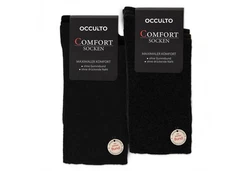 OCCULTO Businesssocken Modell Philipp (10er Pack) Rot/Dunkelgrau/Schwarz