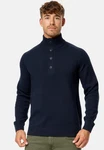 Indicode Strickpullover INIsalu Dunkelblau/Blau