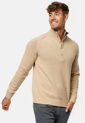 Indicode Strickpullover INIsalu Beige/Khaki/Braun