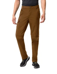 VAUDE Funktionshose Men's Neyland ZO Pants Khaki/Braun