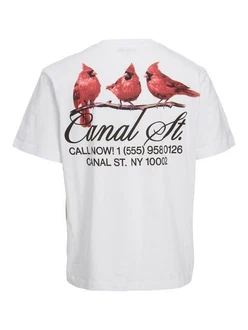 Jack & Jones Kurzarmshirt JORTEAM WATERCOLOR TEE SS CREW NECK