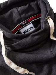 Yazubi Kapuzenpullover Sweat Hoodie Dunkelgrau/Schwarz/Grau