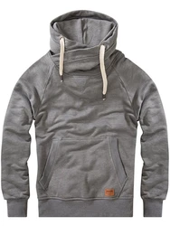 Yazubi Kapuzenpullover Sweat Hoodie Hellgrau/Dunkelgrau/Grau