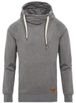 Yazubi Kapuzenpullover Sweat Hoodie Hellgrau/Dunkelgrau/Grau