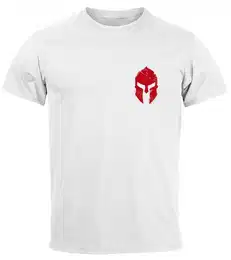 Print-Shirt Herren T-Shirt Logo Print Sparta-Helm Spartaner Gladiator Krieger mit Print