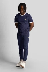 Lyle & Scott T-Shirt 'Ringer' Dunkelblau/Blau