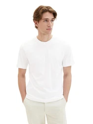 TOM TAILOR T-Shirt weiß