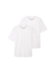 TOM TAILOR T-Shirt weiß